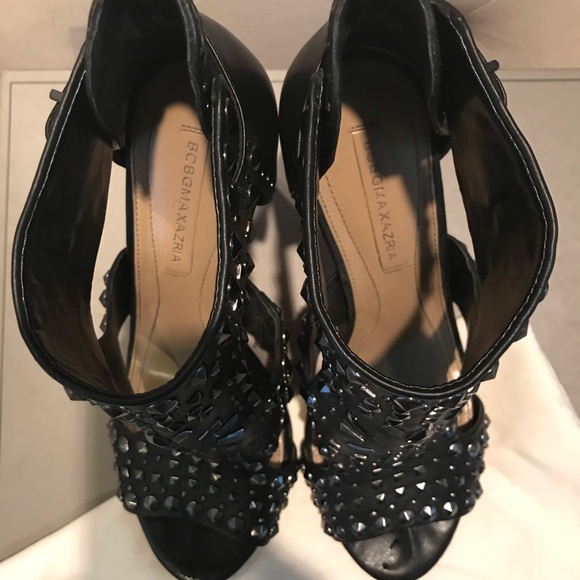 BCBG MAXAZRIA RUNWAY PROSE STUDDED HEELS - Picture 5 of 8